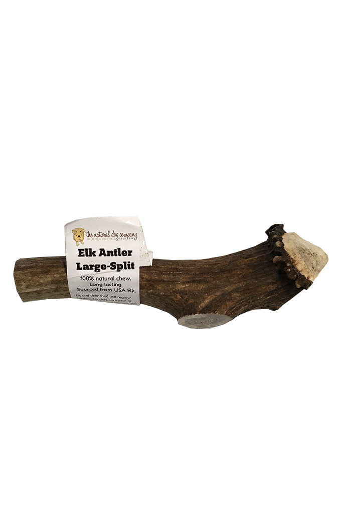 Natural Dog Co. Split Elk Antler, Large